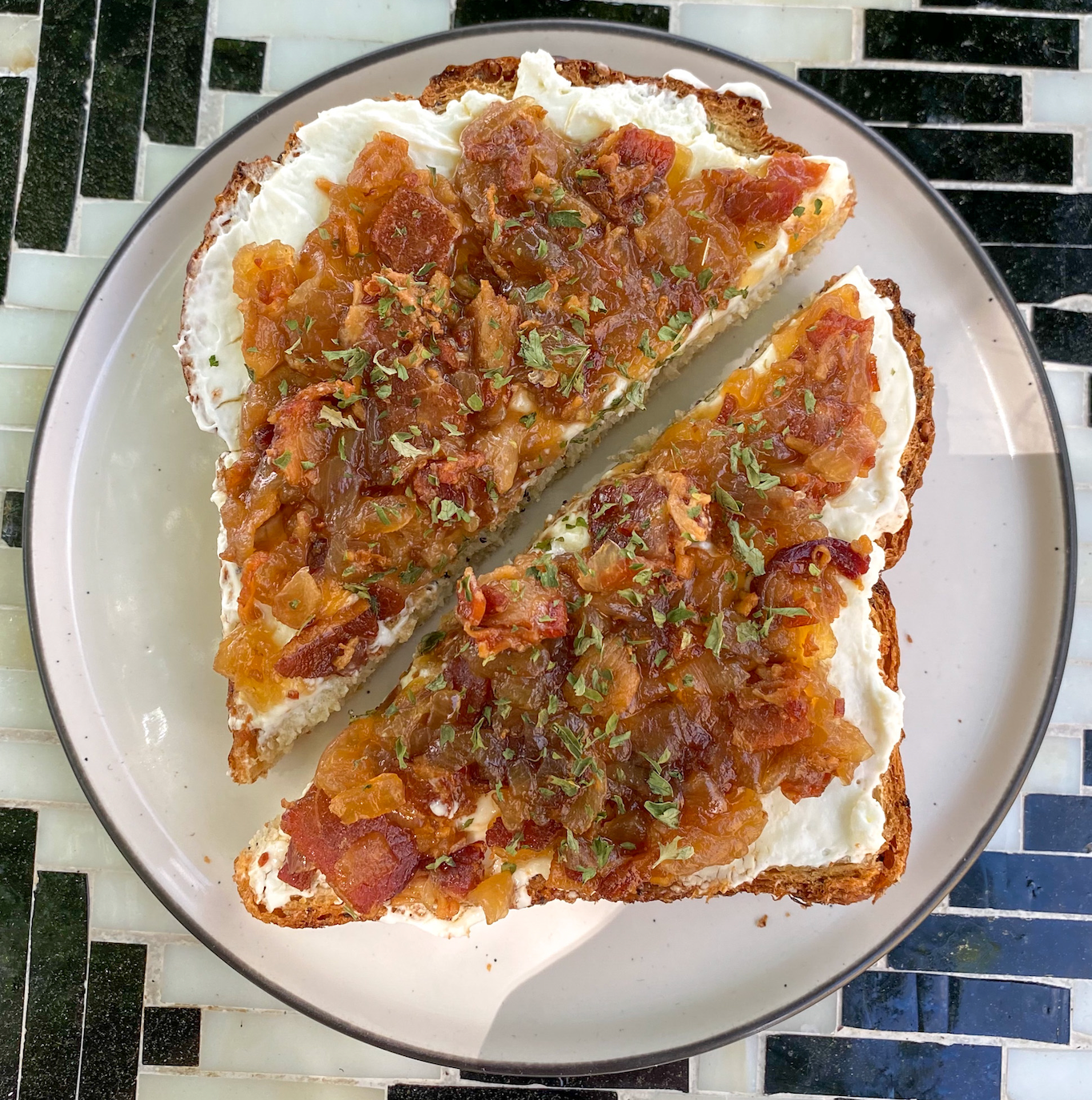 Bacon is my Jam Toast